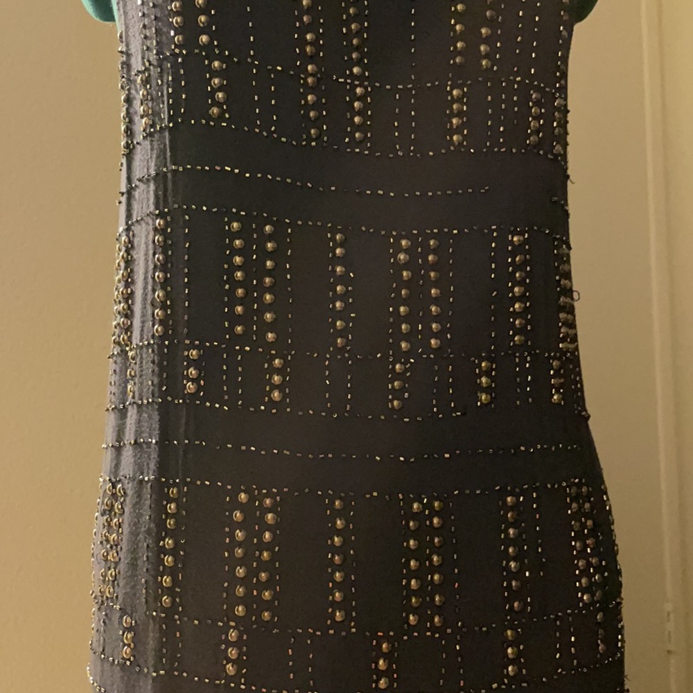 Navy beaded dress/shirt - Picture 4 of 4